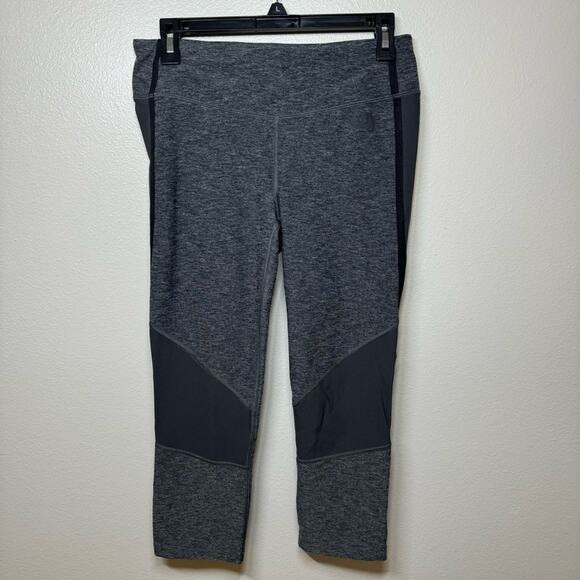THE NORTH FACE Dynamix Leggings FlashDry XD Panels Heathered Gray Womens Medium - Picture 1 of 7